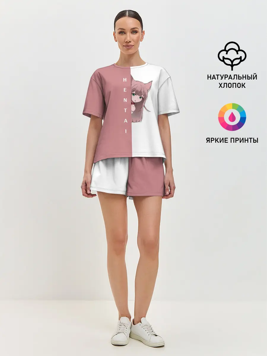 Женская пижама с шортами / Японская анимация