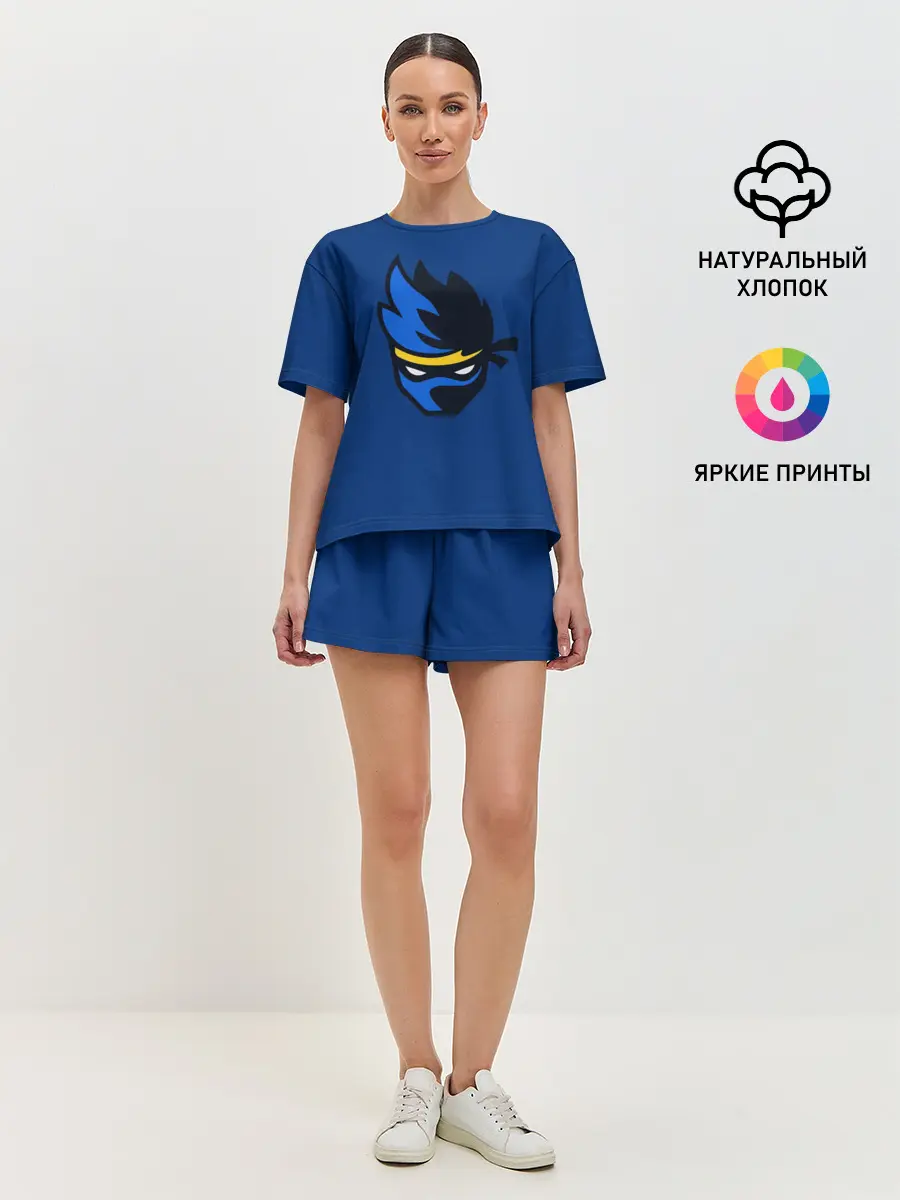 Женская пижама с шортами / Ninja streamer