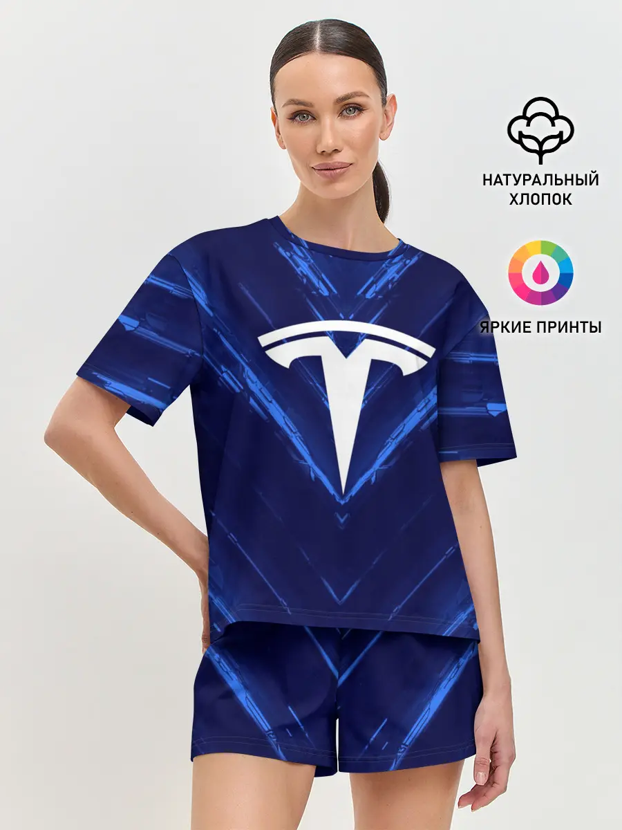 Женская пижама с шортами / TESLA