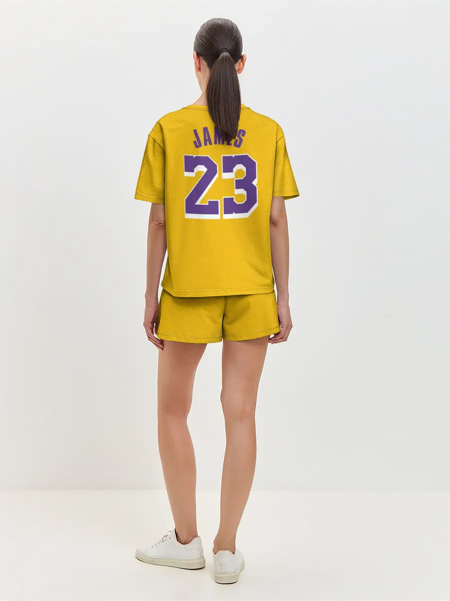 Женская пижама с шортами / James 18-19 LA Lakers home