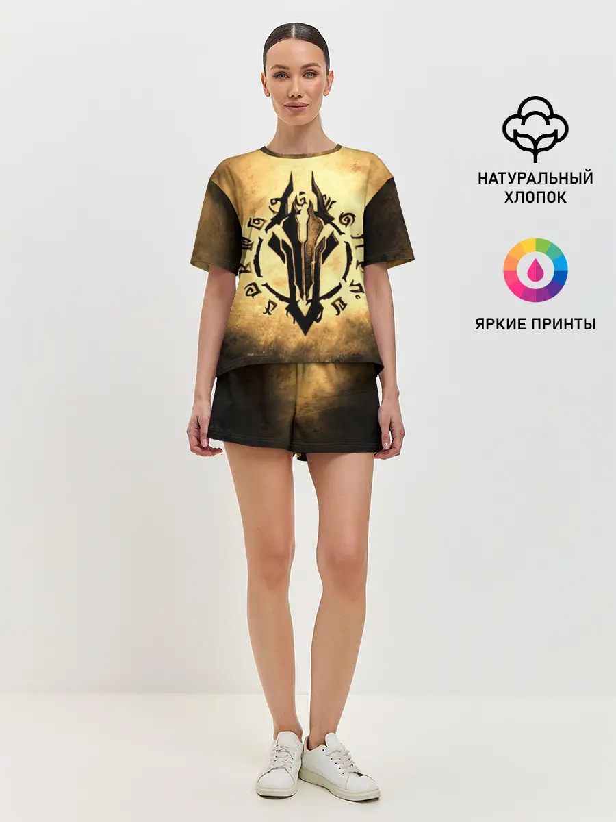 Женская пижама с шортами / Darksiders LOGO