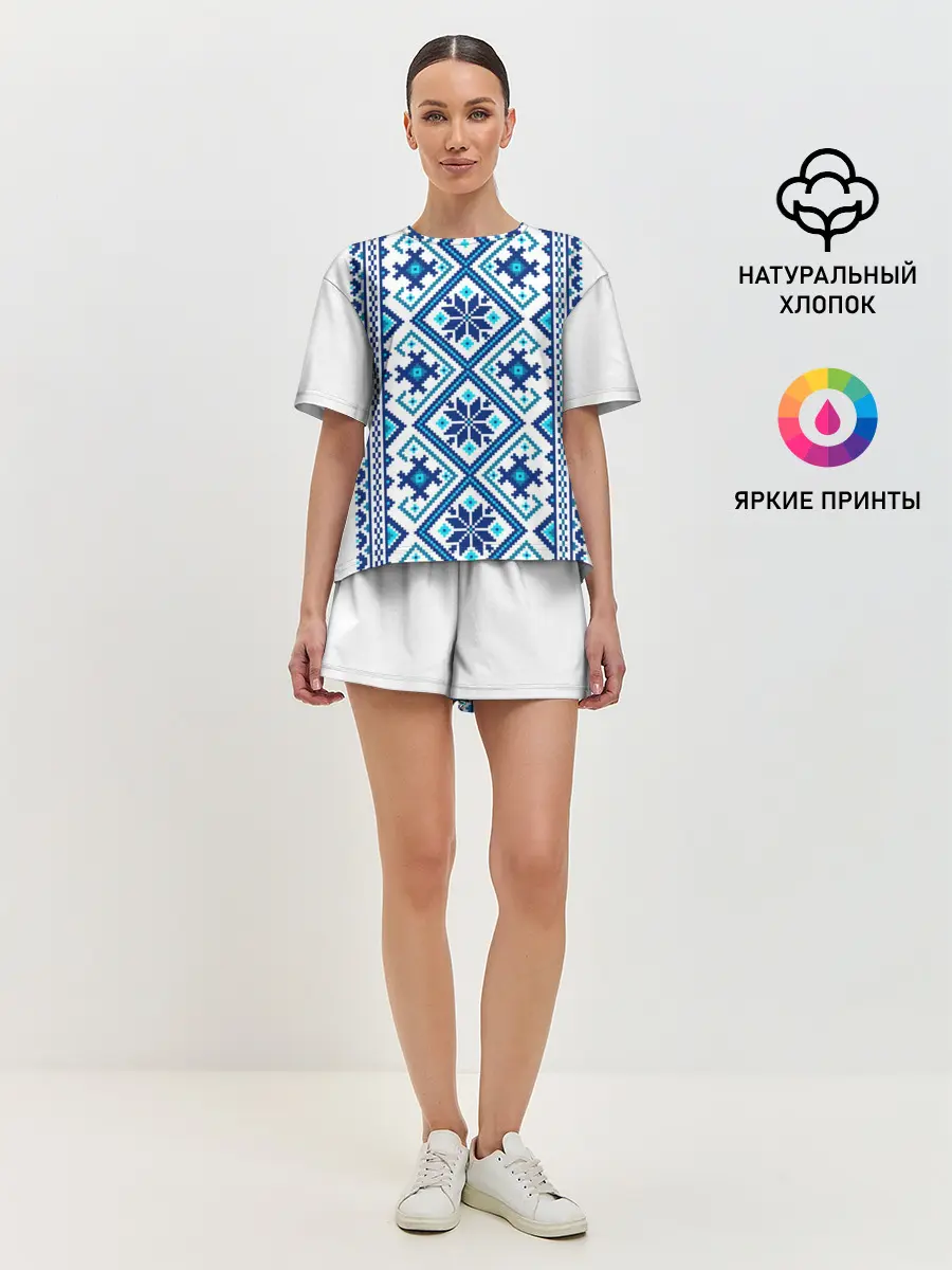 Женская пижама с шортами / русь