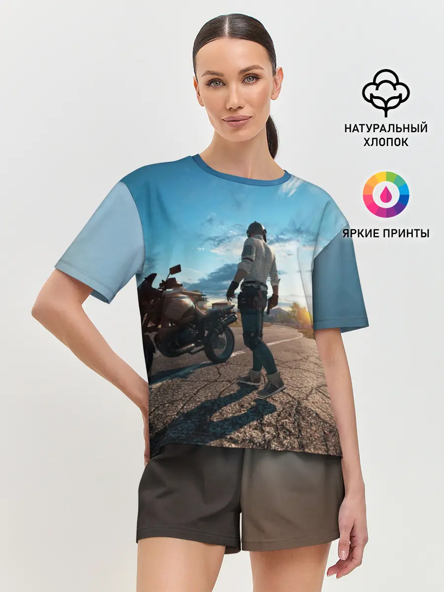 Женская пижама с шортами / PUBG