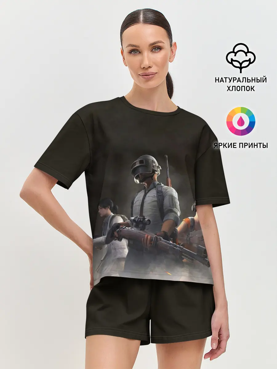 Женская пижама с шортами / PUBG