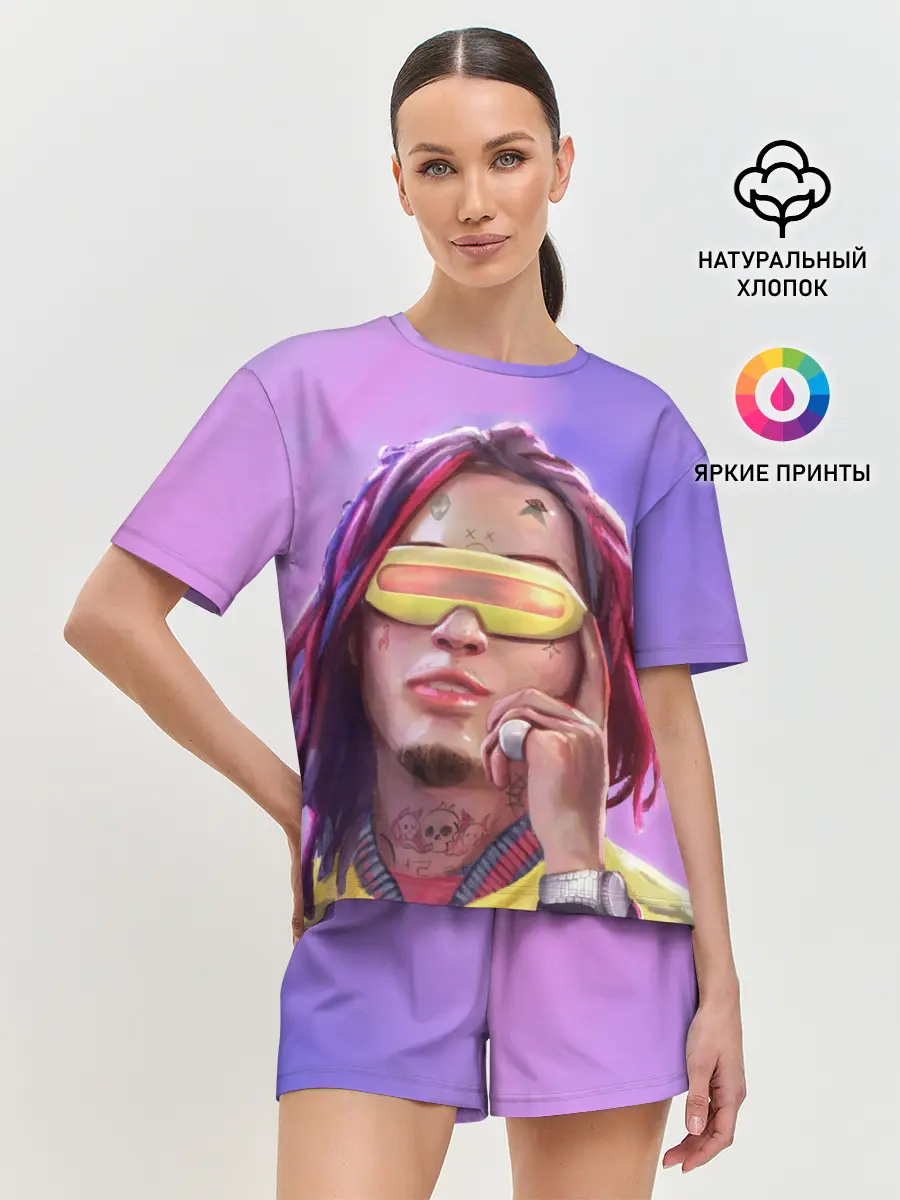 Женская пижама с шортами / Lil Pump