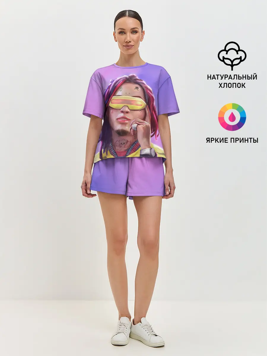 Женская пижама с шортами / Lil Pump
