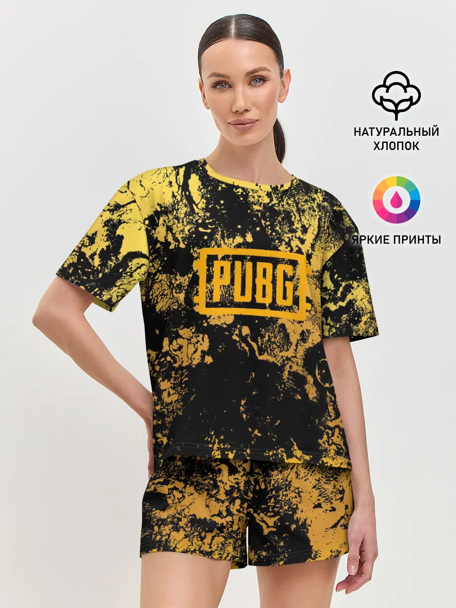 Женская пижама с шортами / PUBG