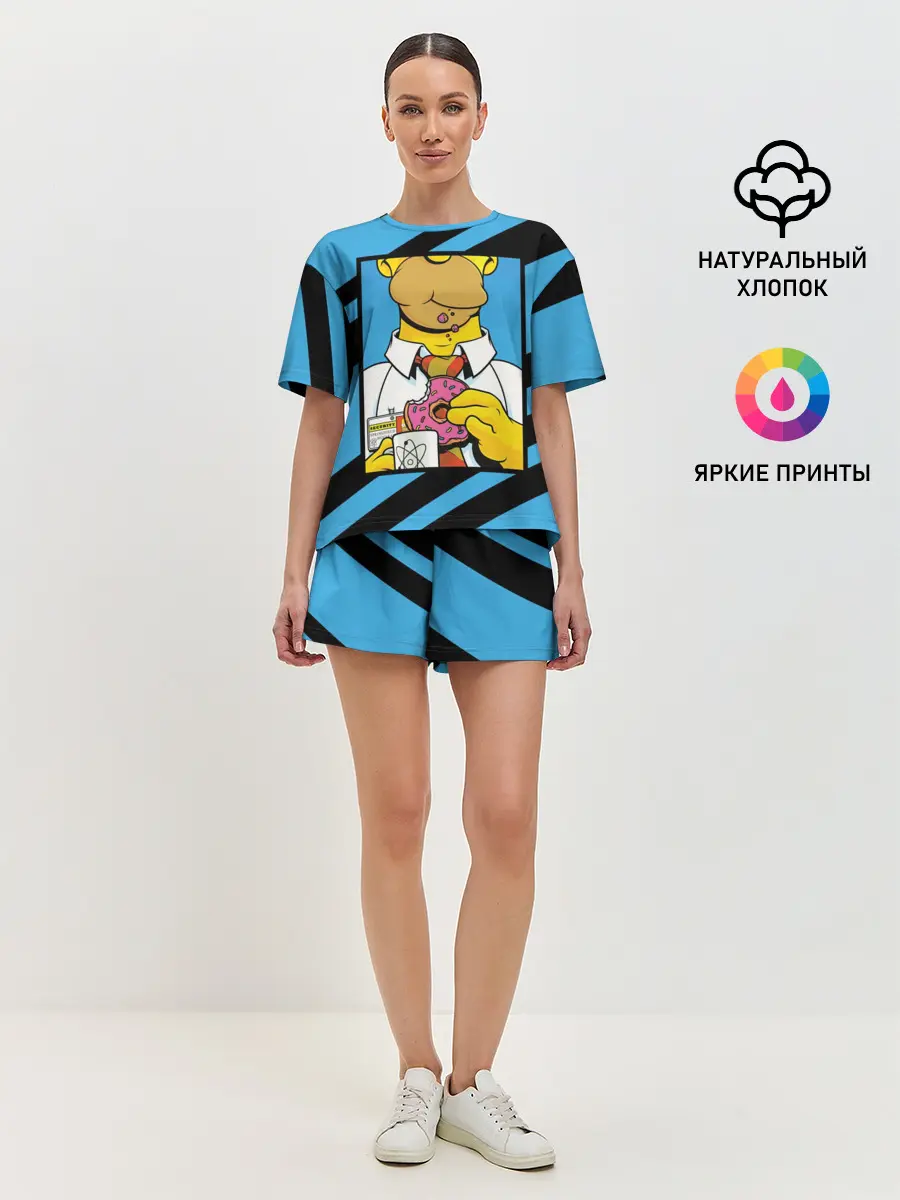 Женская пижама с шортами / Отличительные Черты