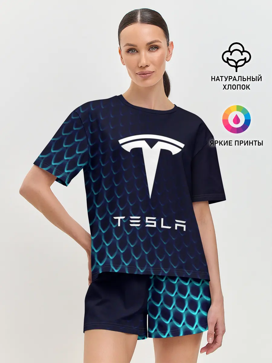 Женская пижама с шортами / Tesla Motors