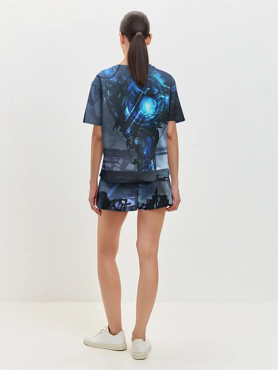 Женская пижама с шортами / CYBERPUNK 2077