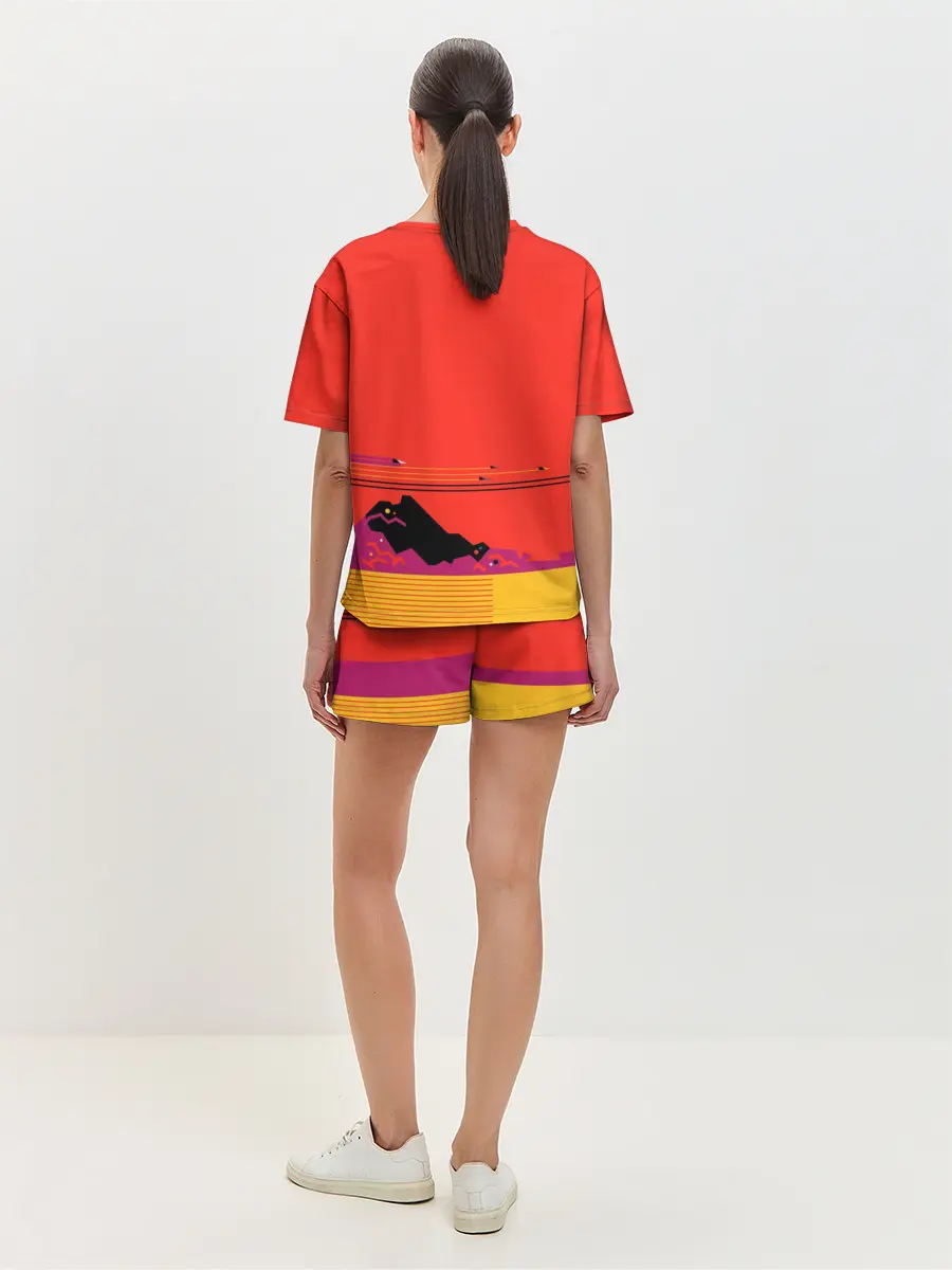 Женская пижама с шортами / Марс