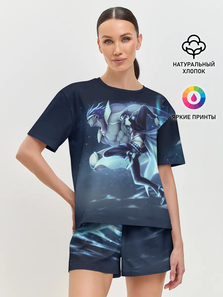 Женская пижама с шортами / Joutarou Kuujou