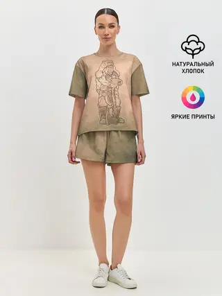 Женская пижама с шортами / русь