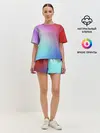 Женская пижама с шортами / Colorful Gradient