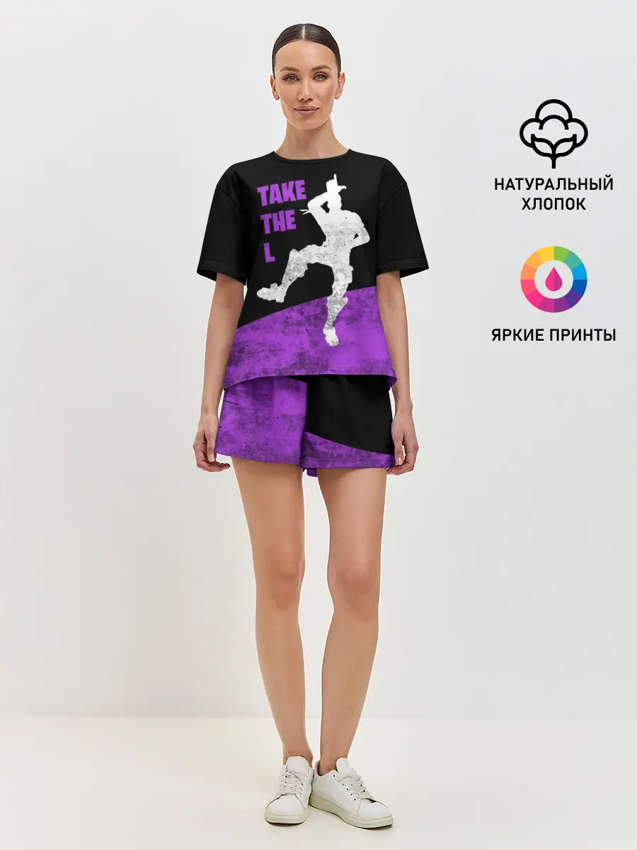 Женская пижама с шортами / Fortnite: Take The L