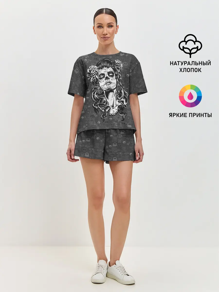 Женская пижама с шортами / Sugar girl
