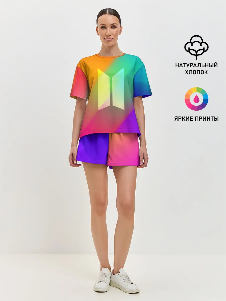 Женская пижама с шортами / BTS