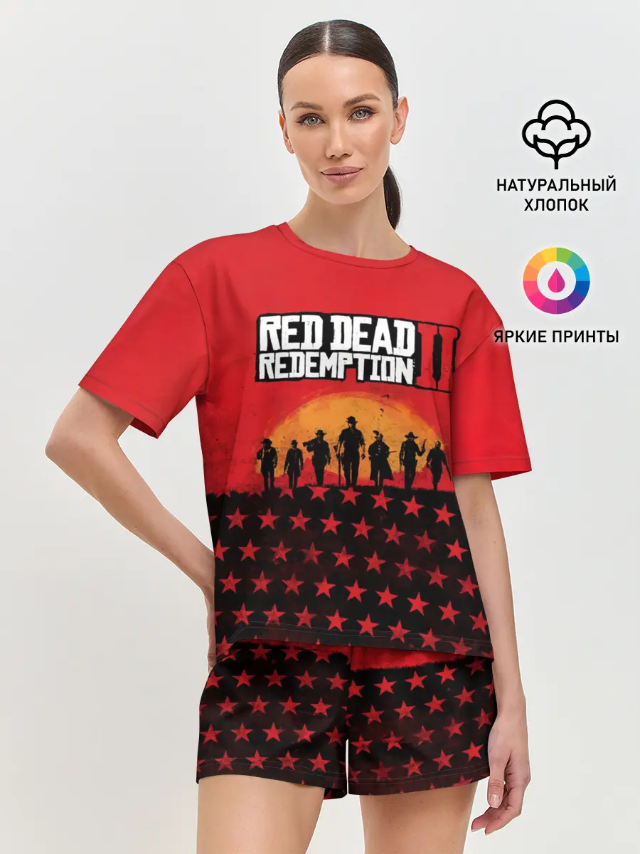 Женская пижама с шортами / Red Dead Redemption 2
