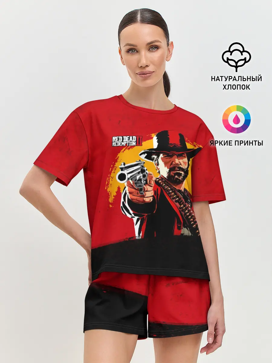 Женская пижама с шортами / Red Dead Redemption 2