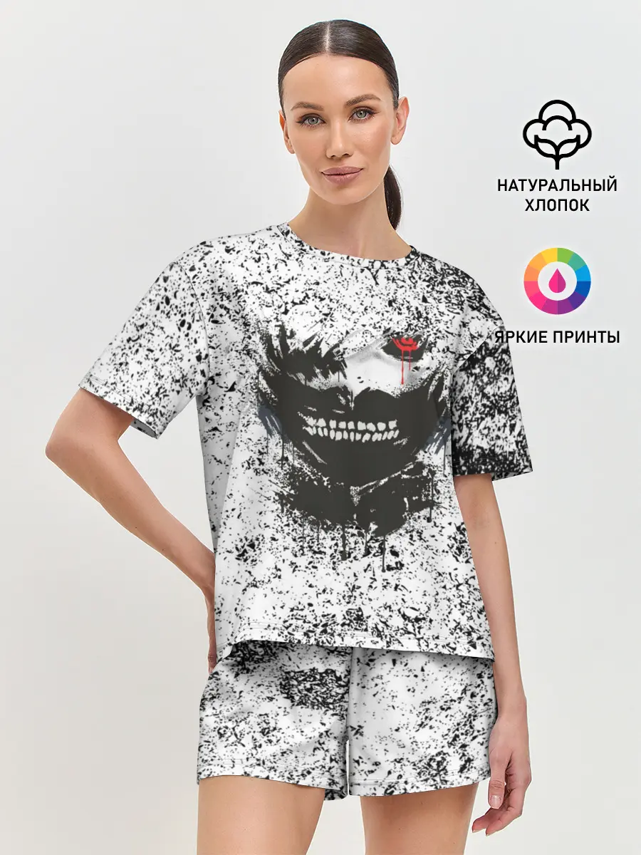 Женская пижама с шортами / Kaneki Ken