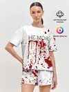 Женская пижама с шортами / Кровь Не Моя