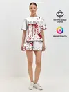 Женская пижама с шортами / Кровь Не Моя