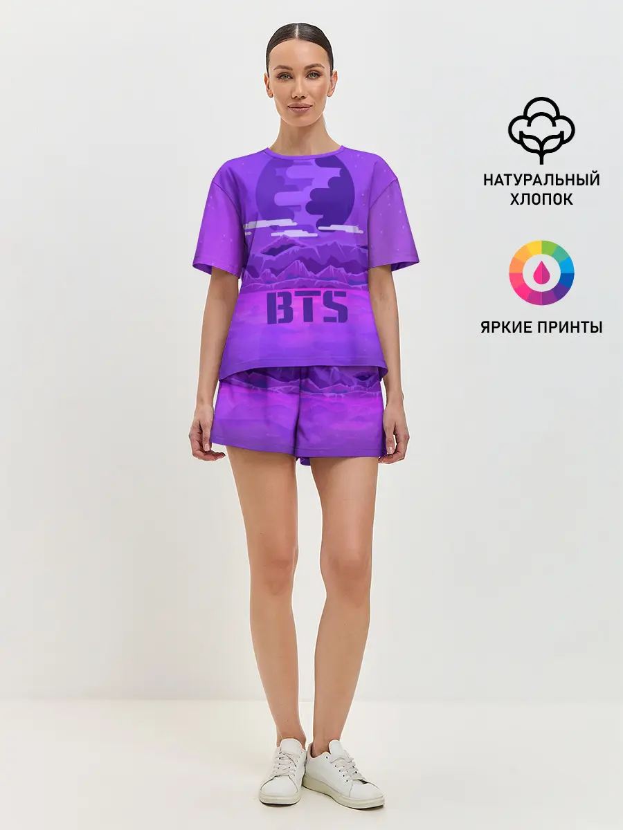 Женская пижама с шортами / BTS BAND