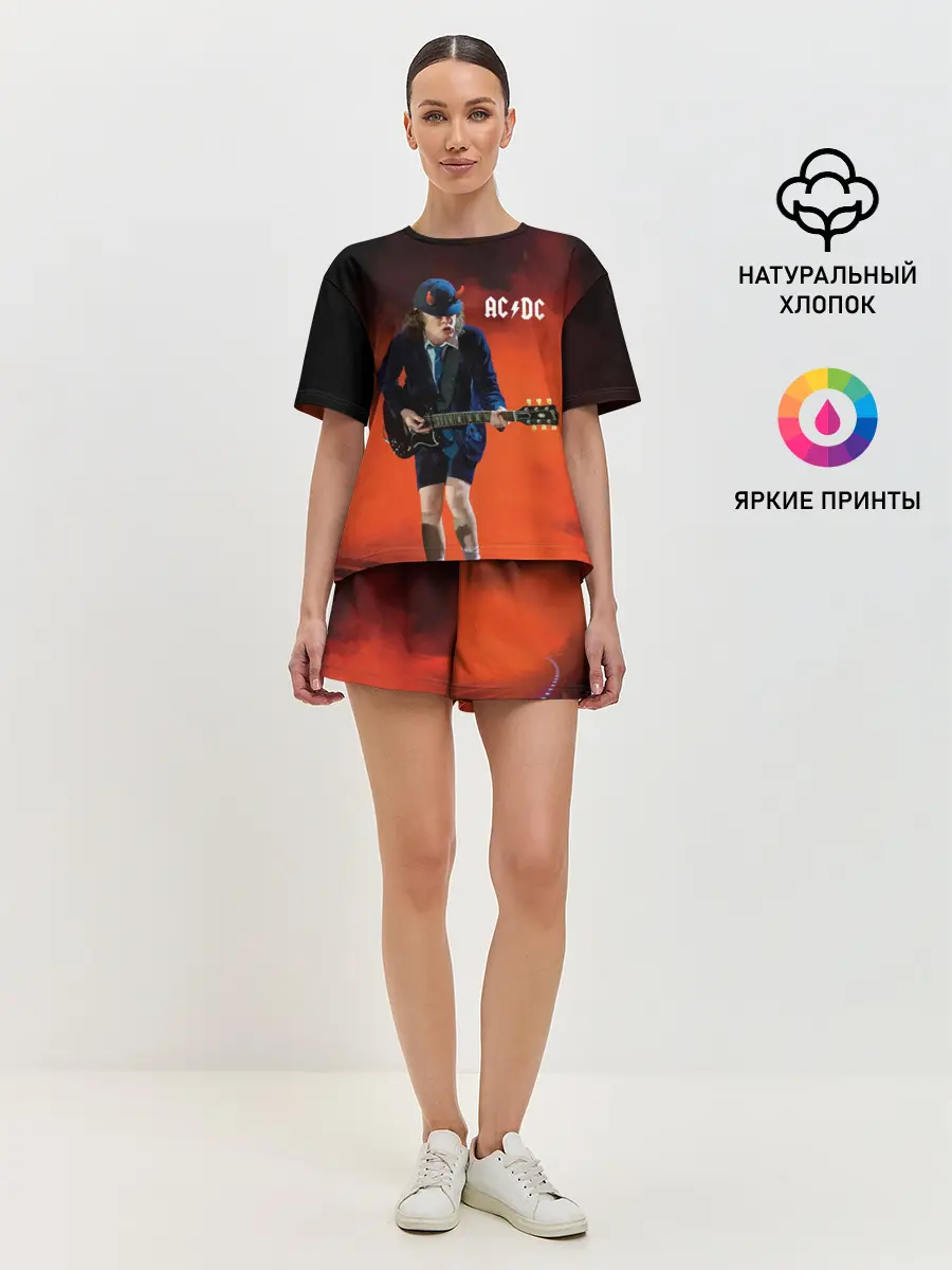 Женская пижама с шортами / AC/DC