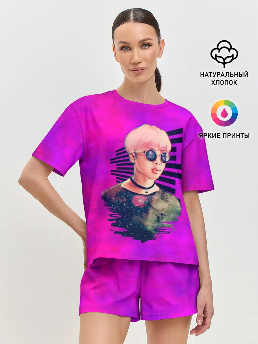 Женская пижама с шортами / BTS. Kim Nam-joon