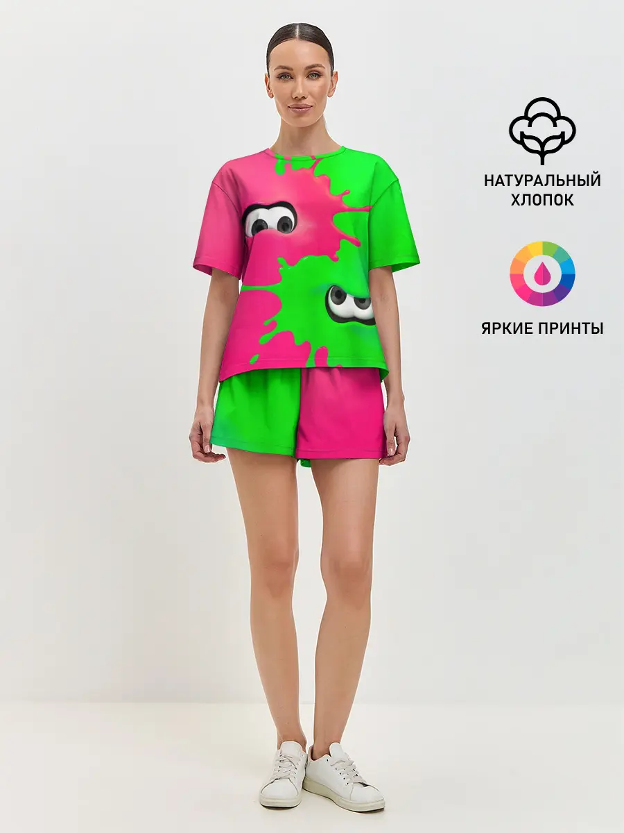 Женская пижама с шортами / Splatoon