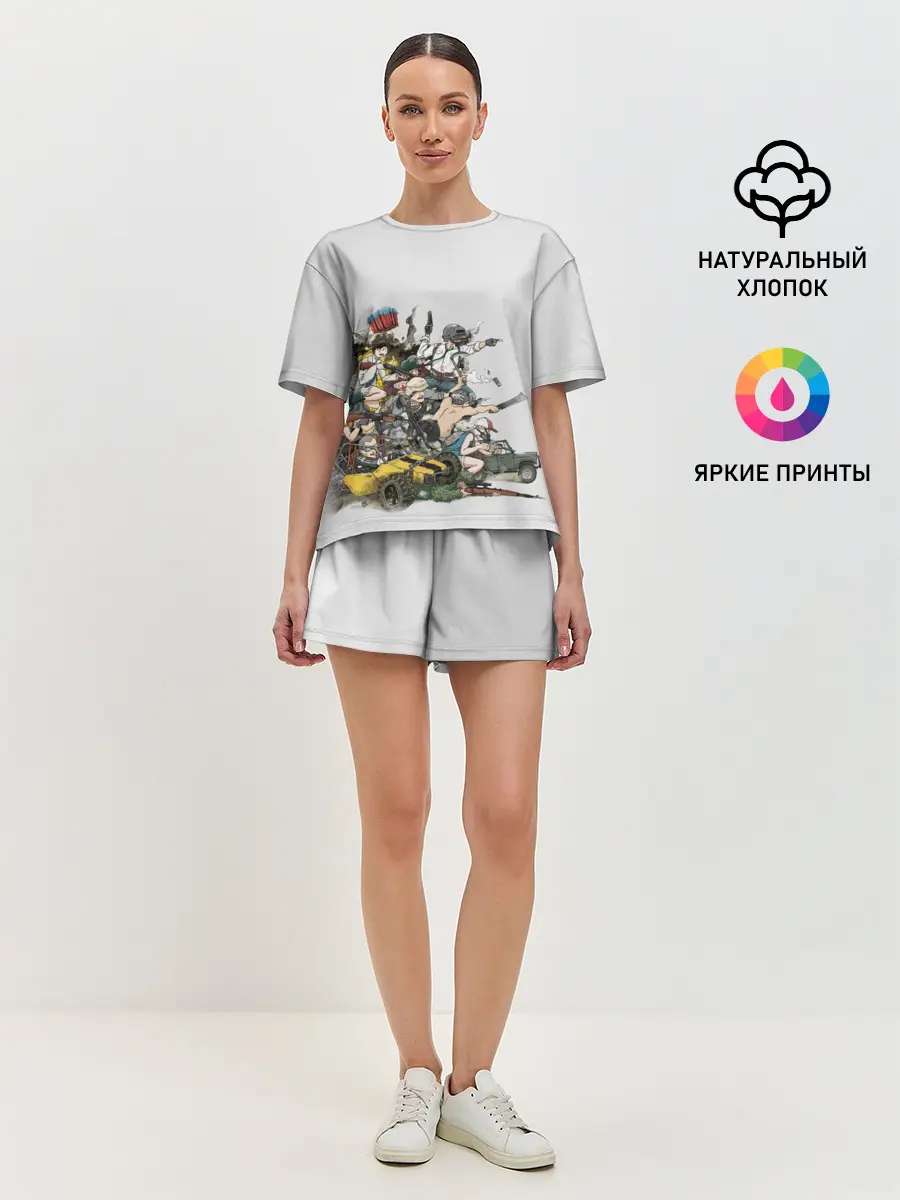 Женская пижама с шортами / Погоня