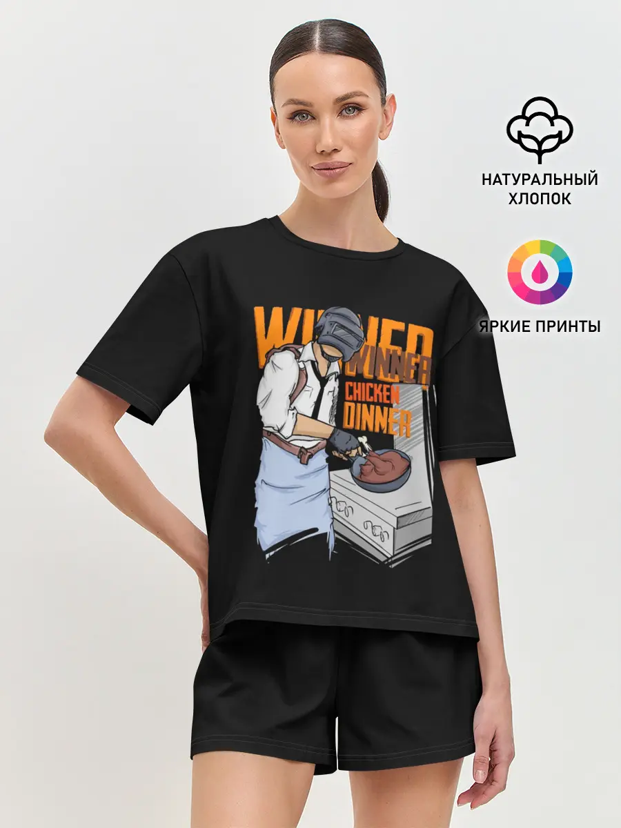 Женская пижама с шортами / PUBG