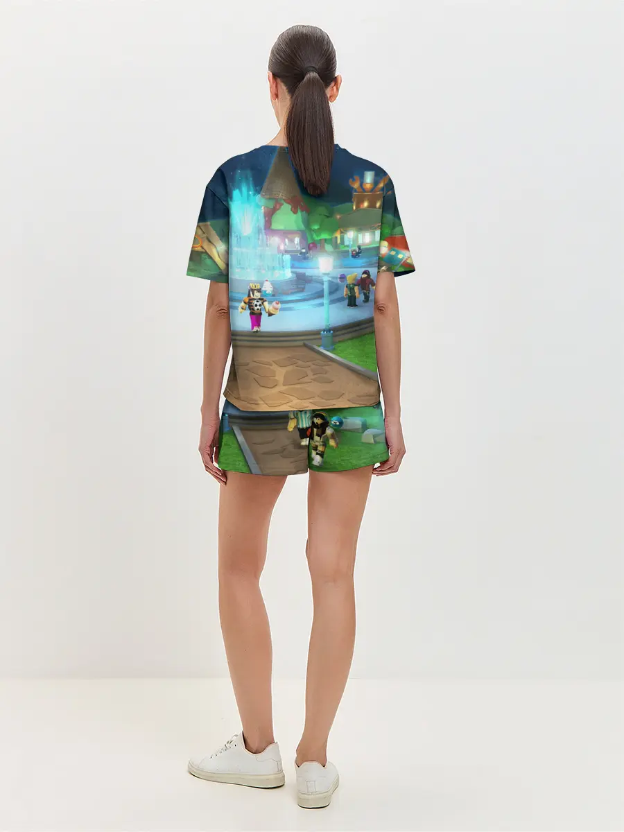 Женская пижама с шортами / ROBLOX