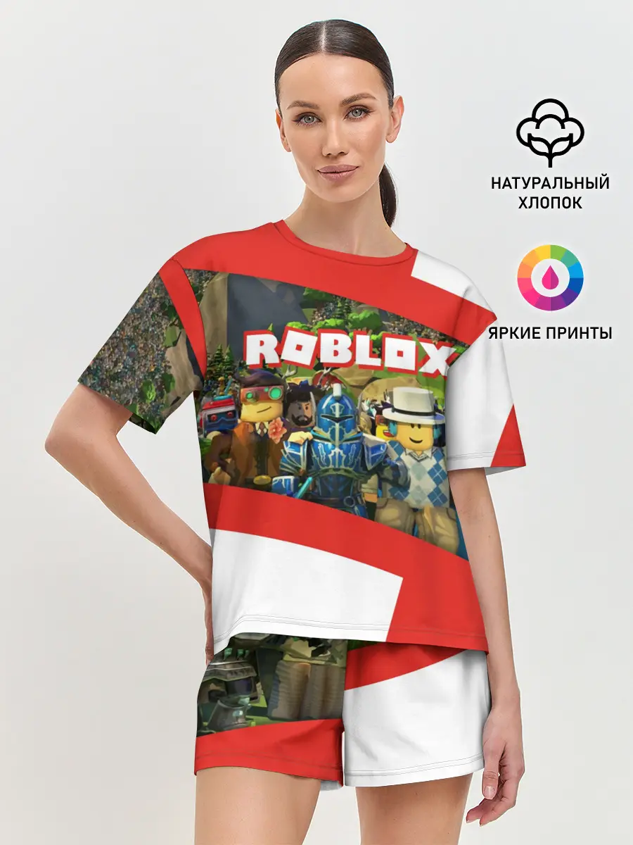 Женская пижама с шортами / ROBLOX