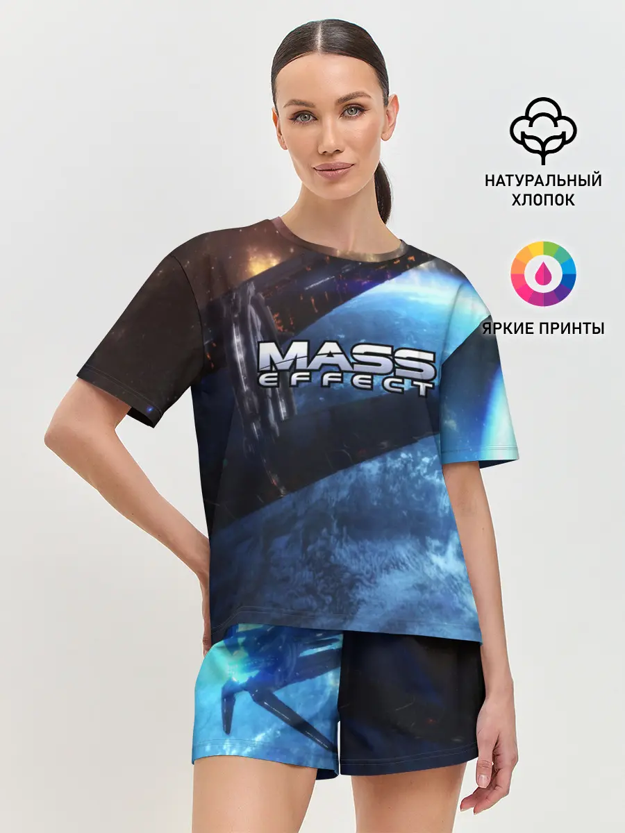 Женская пижама с шортами / MASS EFFECT