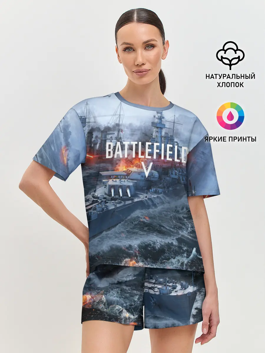 Женская пижама с шортами / BATTLEFIELD 5