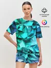 Женская пижама с шортами / abstraction geometry