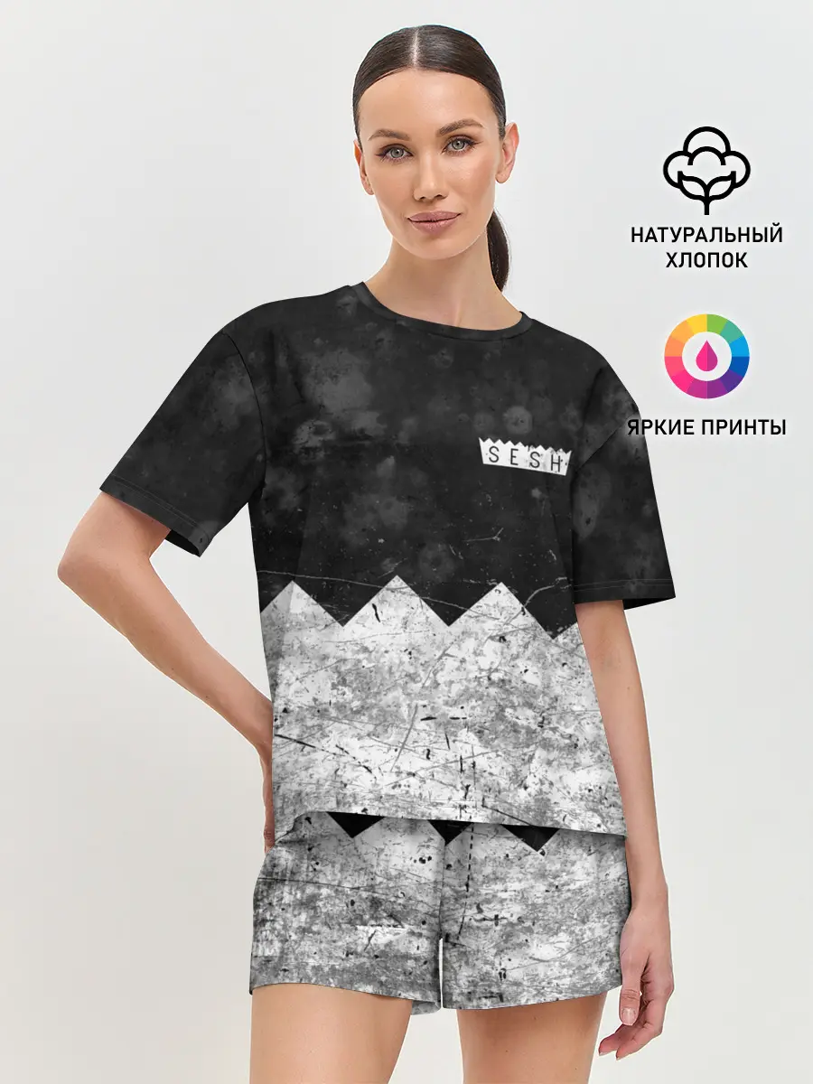 Женская пижама с шортами / BONES: SESH Team