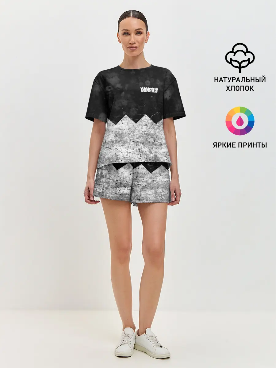 Женская пижама с шортами / BONES: SESH Team