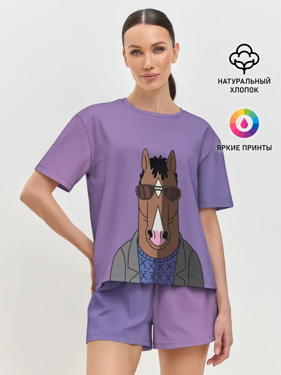 Женская пижама с шортами / БоДжек