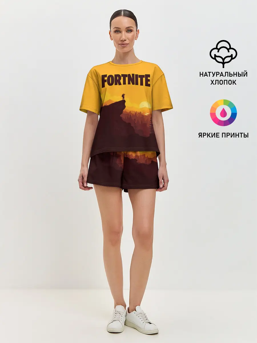 Женская пижама с шортами / Fortnite Save the World