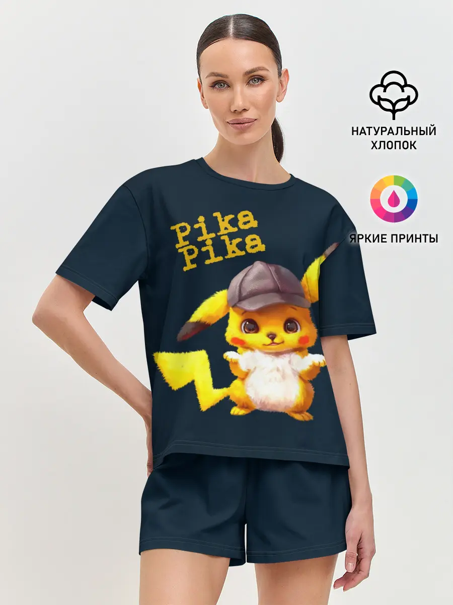 Женская пижама с шортами / Пика