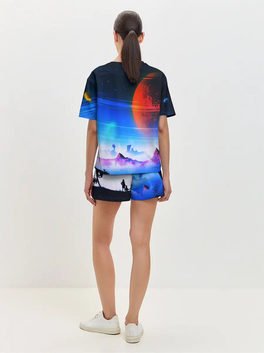 Женская пижама с шортами / NO MANS SKY