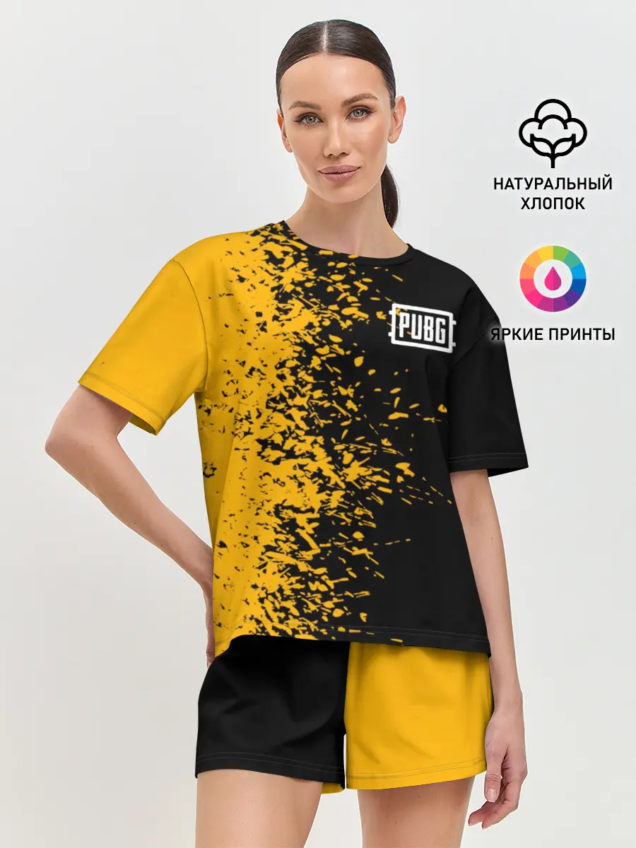 Женская пижама с шортами / PUBG #9