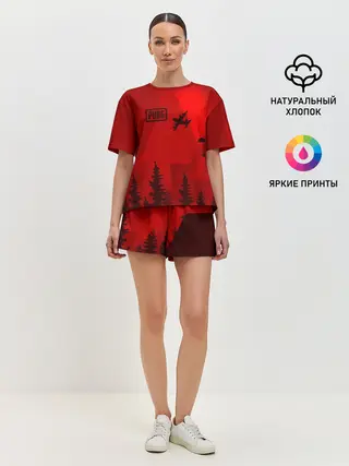 Женская пижама с шортами / PUBG