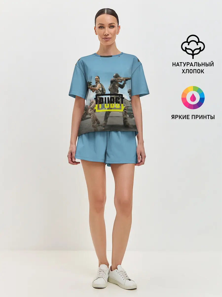 Женская пижама с шортами / PUBG