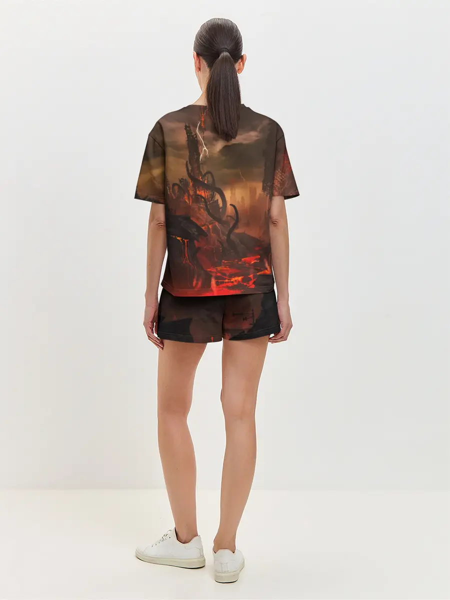 Женская пижама с шортами / DOOM