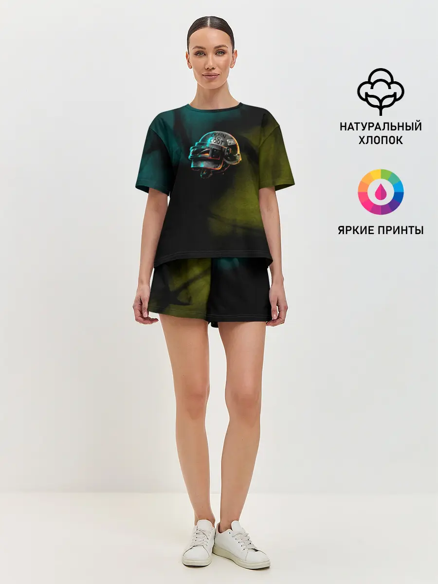 Женская пижама с шортами / PUBG