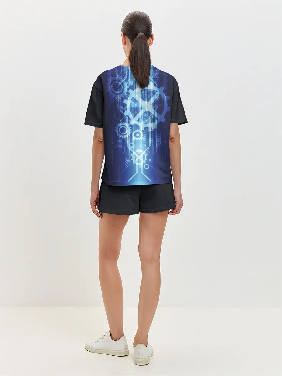 Женская пижама с шортами / Hi-Tech