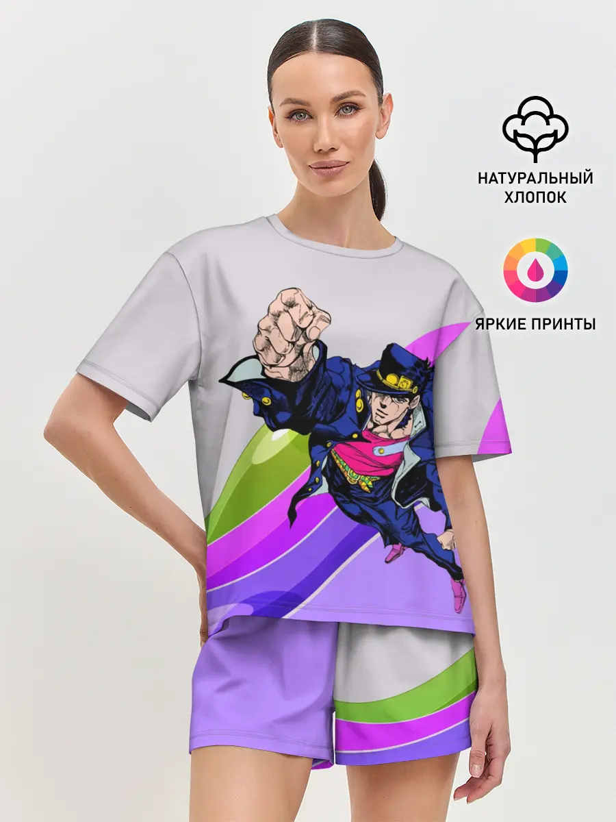 Женская пижама с шортами / Jojo Jotaro